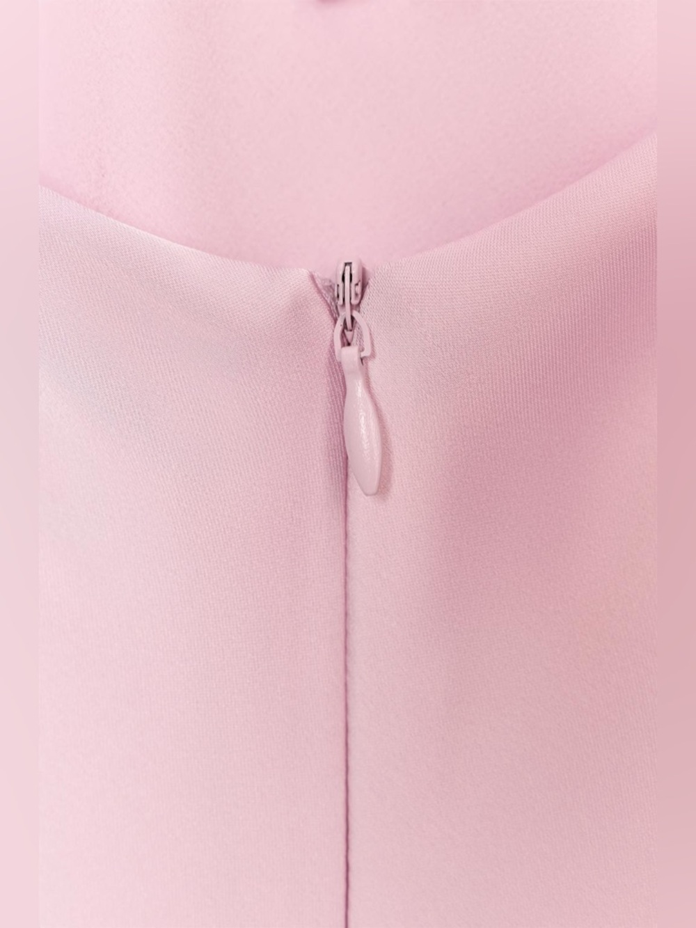 Zara Satin Pink Slip Maxi Dress - Picture 3 of 9